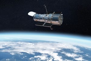 The Hubble space telescope, a prime example of satellite telescope optics in action.